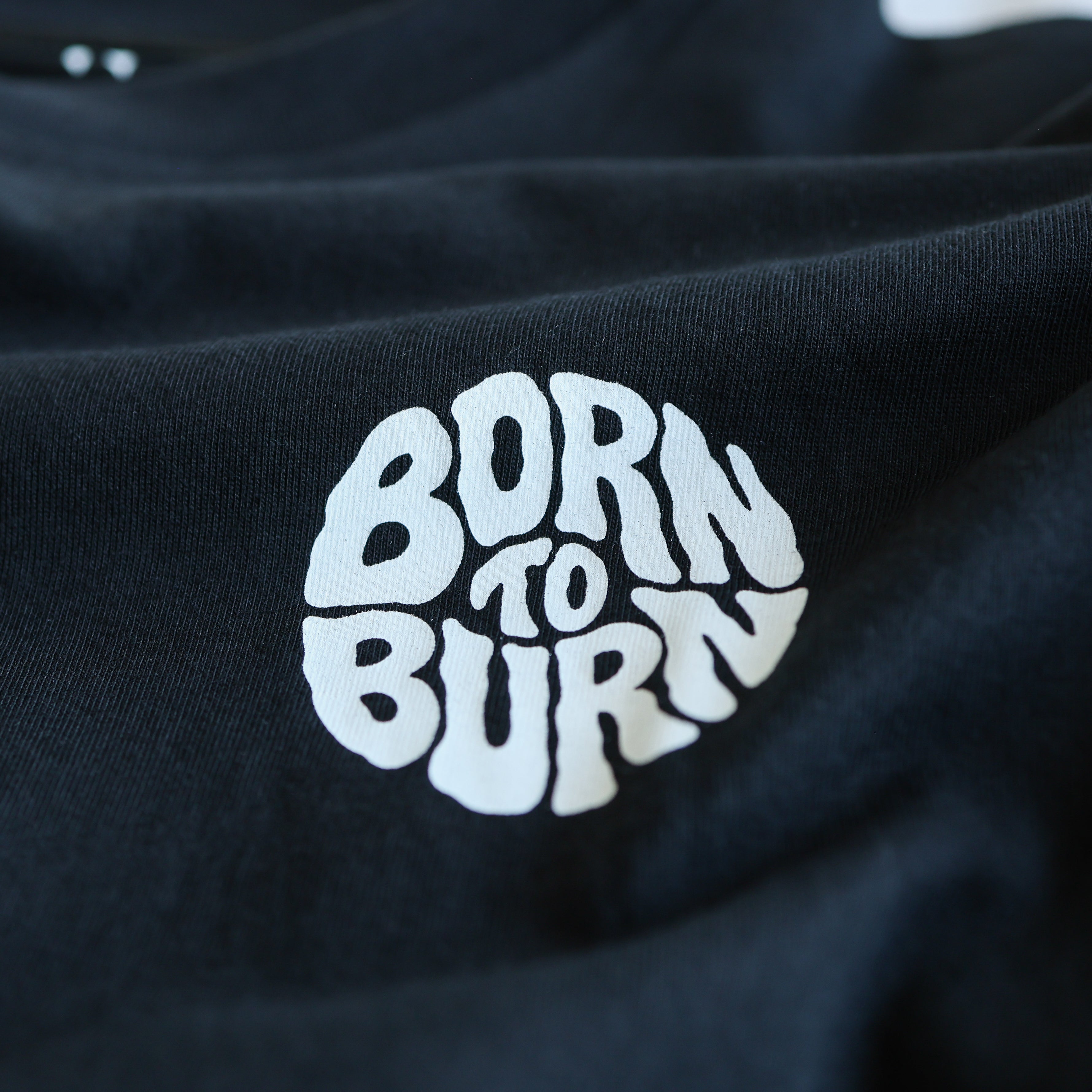 Born to Burn Boxy Tee - Black